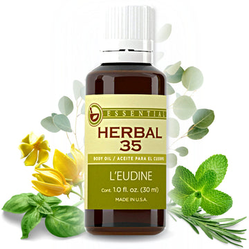 L'eudine Herbal 35 Essential Oil, Soothing and Calming Eucalyptus Essential Oil, Powerful Blend L'eudineAu supplements