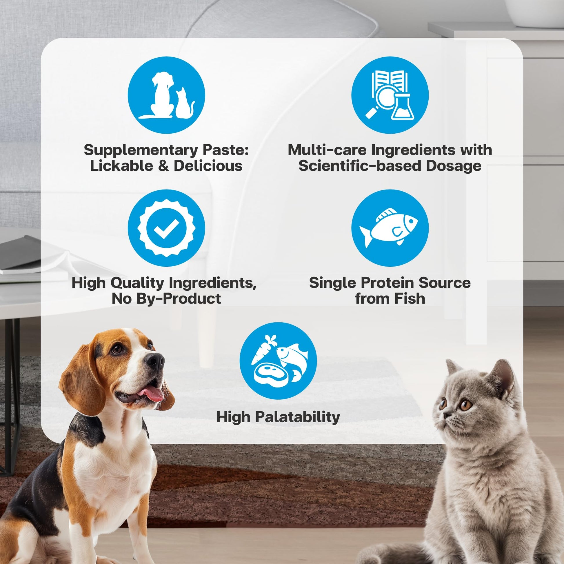 VFcare BIO Supplement for Cats & Dogs – Anti Diarrhea for Dogs, Gut Health Paste with Postbiotics, Prebiotics, FOS, L-137, Yeast Extract – Anti Diarrhea for Dogs, 30 Sachets VFCAREAu supplements