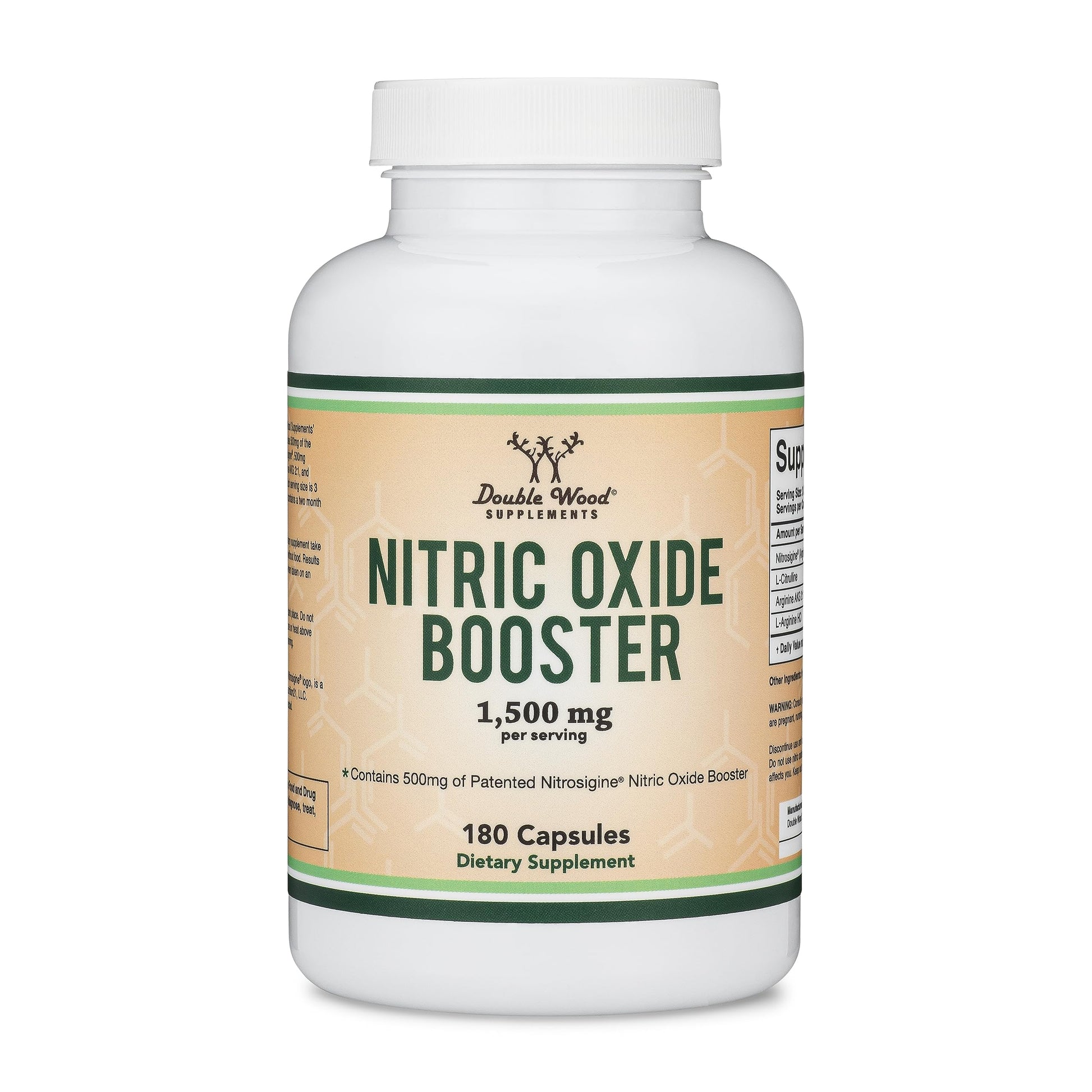 Nitric Oxide Supplement (Stim Free Pre Workout) - Nitric Oxide Booster with Nitrosigine Double Wood SupplementsAu supplements