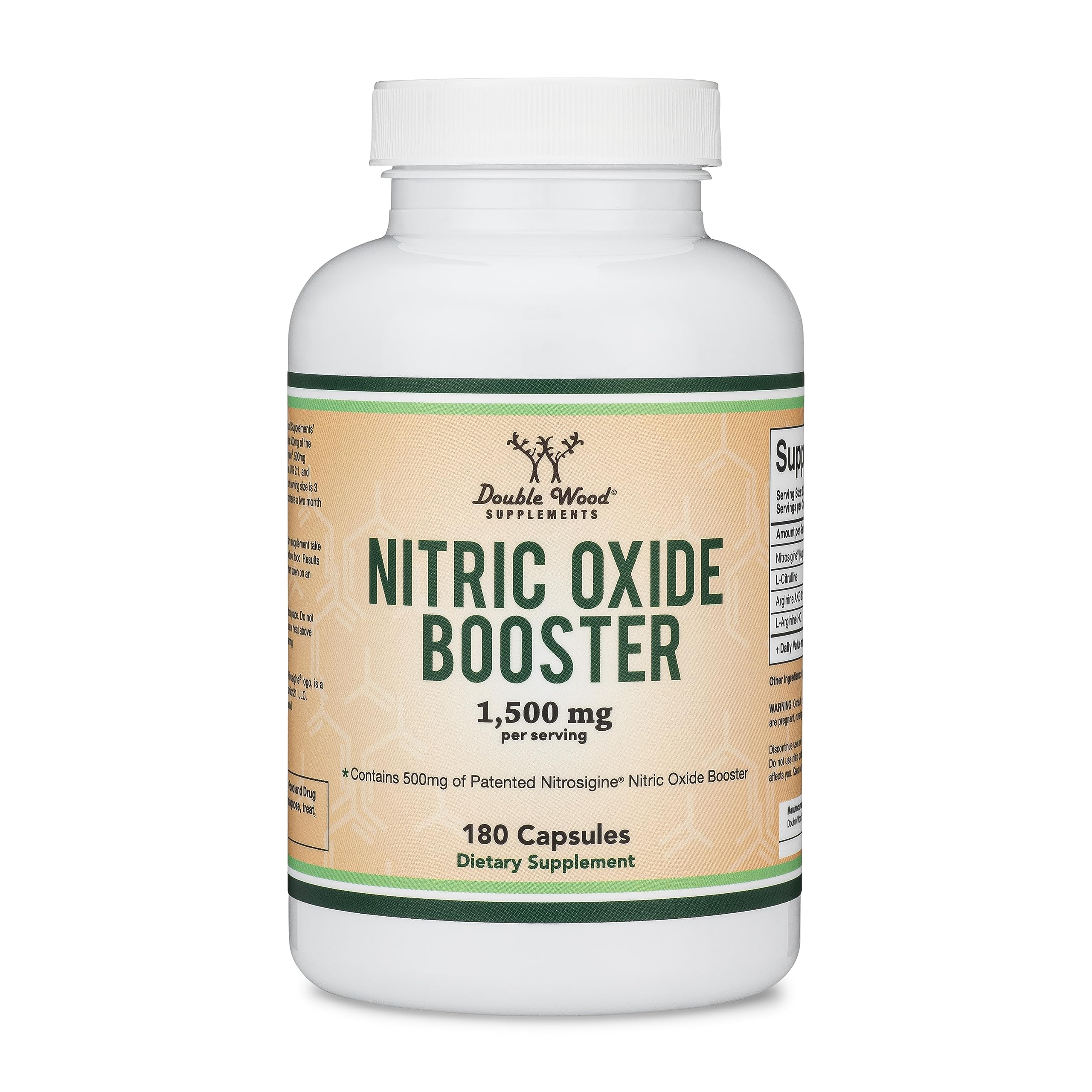 Nitric Oxide Supplement (Stim Free Pre Workout) - Nitric Oxide Booster with Nitrosigine Double Wood SupplementsAu supplements