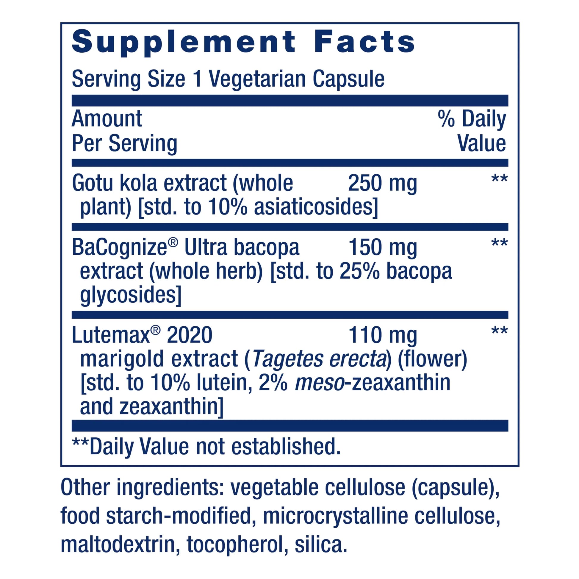 Life Extension Quick Brain Nootropic, Fast Thinking, Learning, Concentration, Lutein, zeaxanthin, gotu kola, bacopa, Gluten Free, Non-GMO, Vegetarian, 1 Daily, 30 Capsules, (Pack of 2) Life ExtensionAu supplements