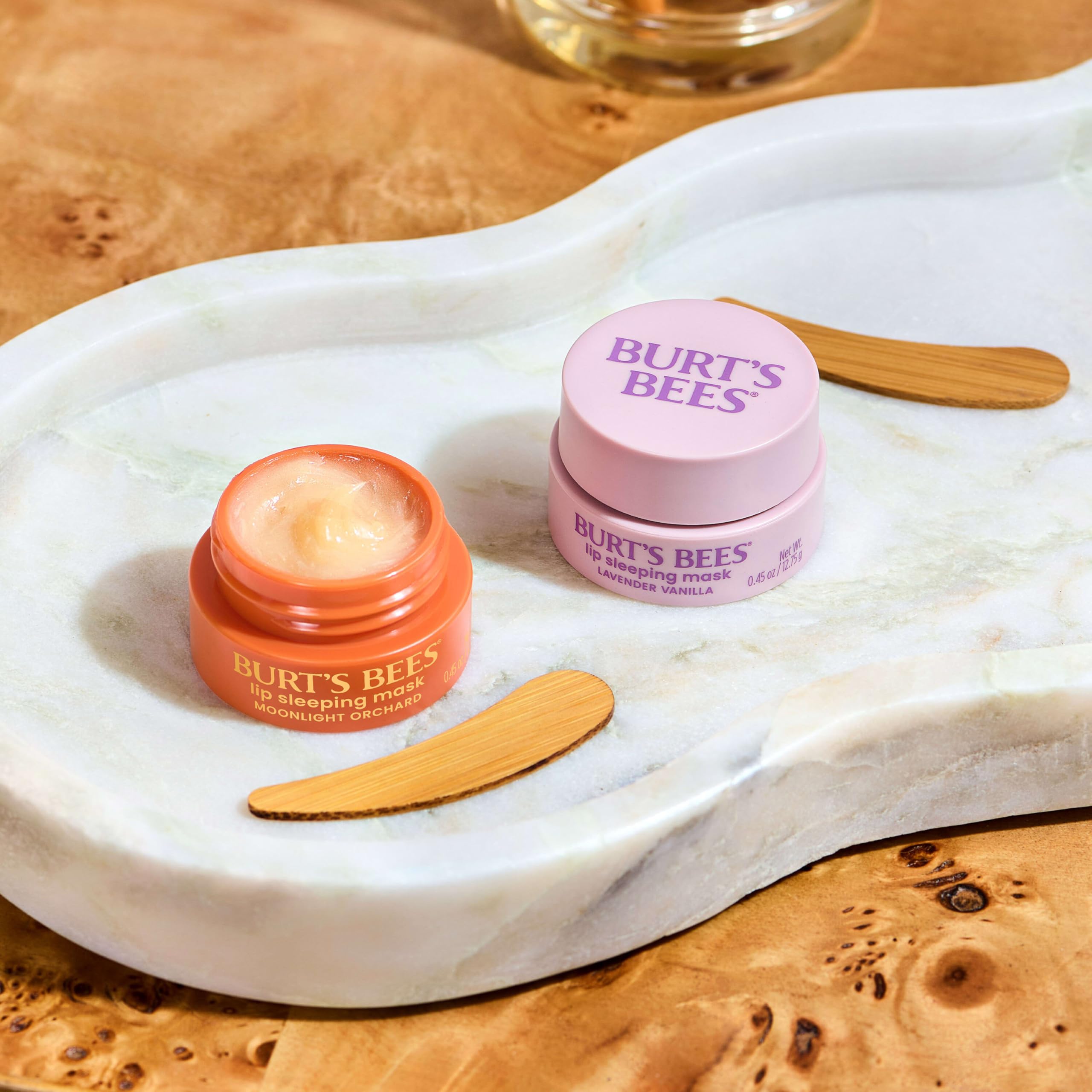 Burt’s Bees Lavender Vanilla Lip Sleeping Mask, With Hyaluronic Acid and Squalane Moisturizer To Instantly Hydrate Lips, Overnight Mask and Treatment, 0.45 oz. Burt's BeesAu supplements