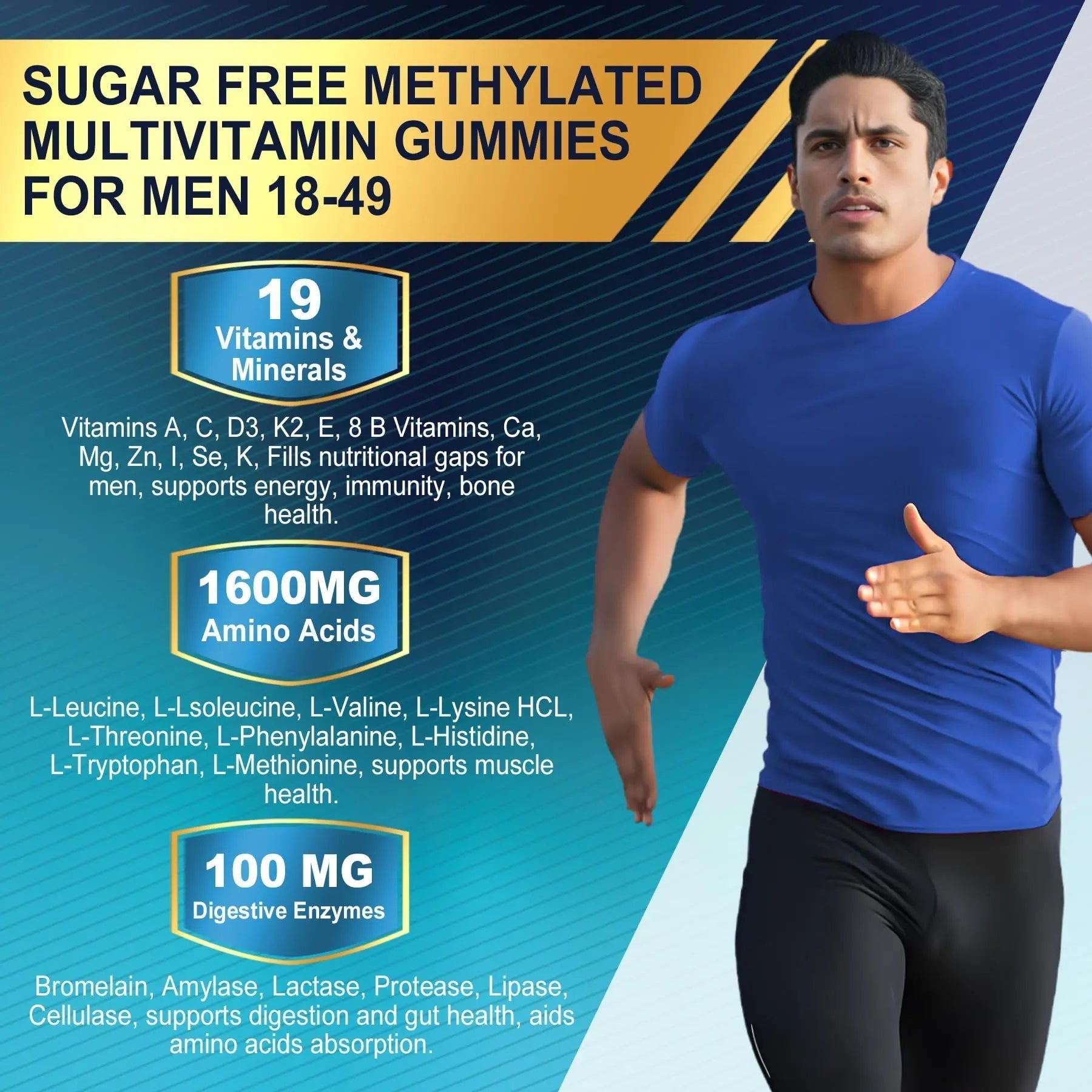 Nextdia Mens Multivitamin Gummies 60 Count + Womens Multivitamin Gummies 60 Count NextdiaAu supplements