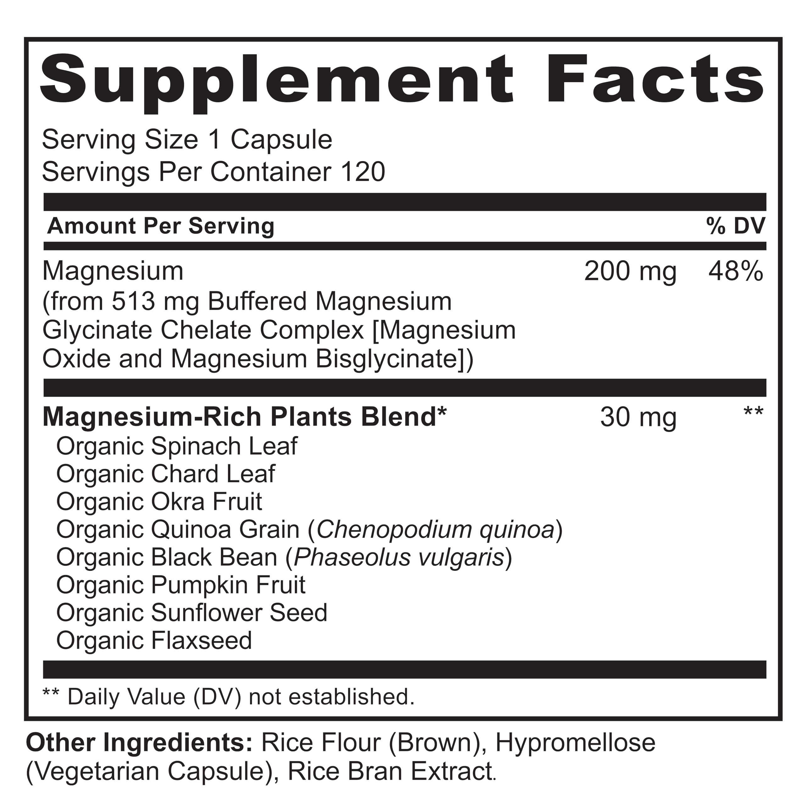 NATURELO Magnesium Glycinate Chelate Complex - 200 mg Magnesium with Organic Vegetables to Support Sleep, Calm, Muscle Cramp & Stress Relief - Gluten Free, Non GMO - 120 Capsules NATURELOAu supplements
