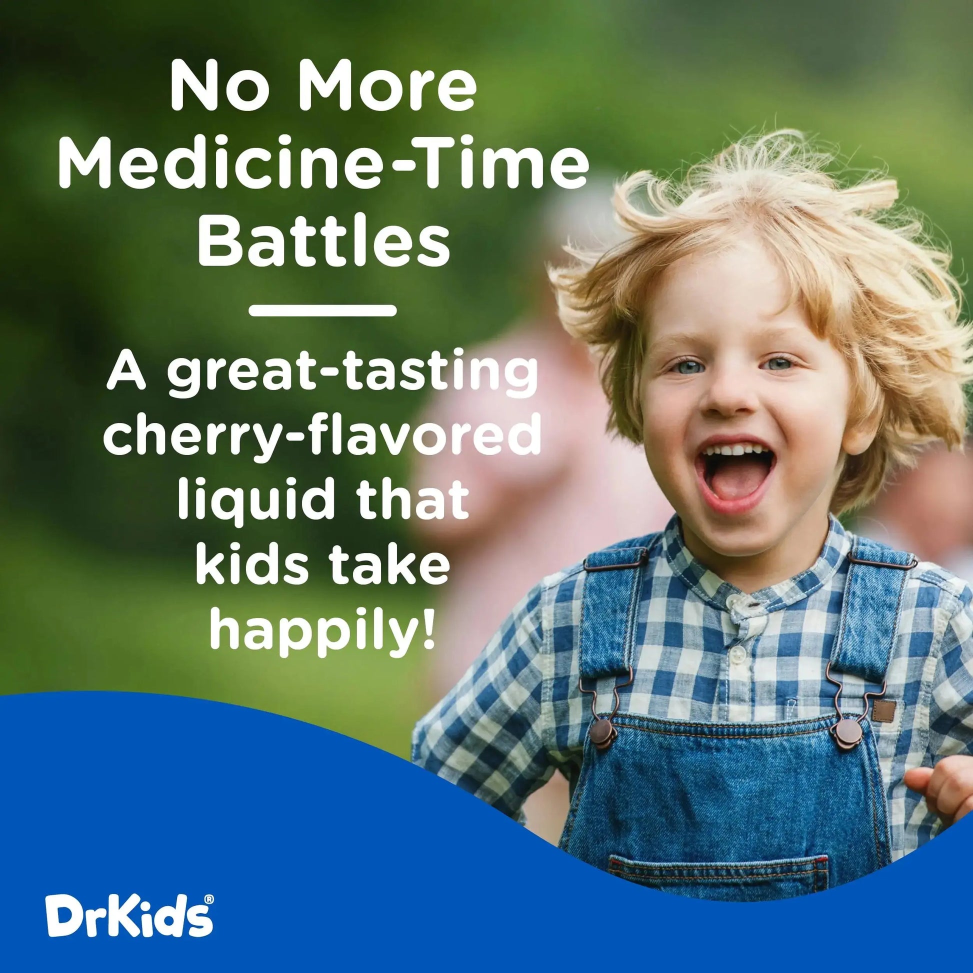 Dr. Kids Children’s Pain and Fever Medicine - Acetaminophen for Kids Ages 2-11, Pre-Measured Single-Use Vials for Headache, Sore Throat, Cold and Flu, Cherry Flavor, 30 Count Dr. KidsAu supplements