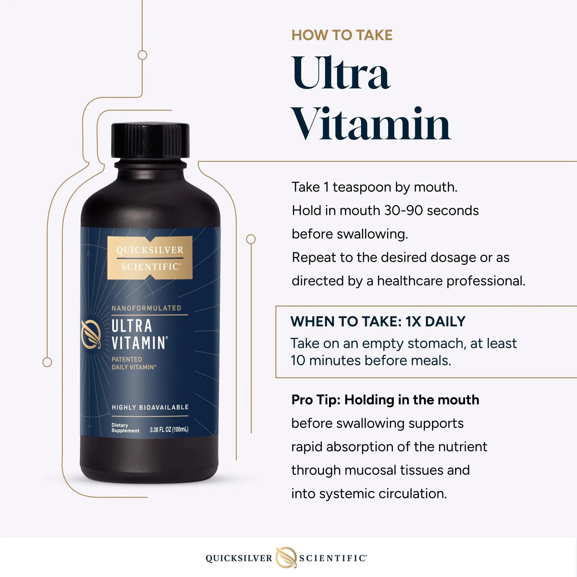 Quicksilver Scientific Liposomal Ultra Vitamin - Liquid Multivitamin & Antioxidant Supplement for Energy, Liver Health & Brain Support Quicksilver ScientificAu supplements