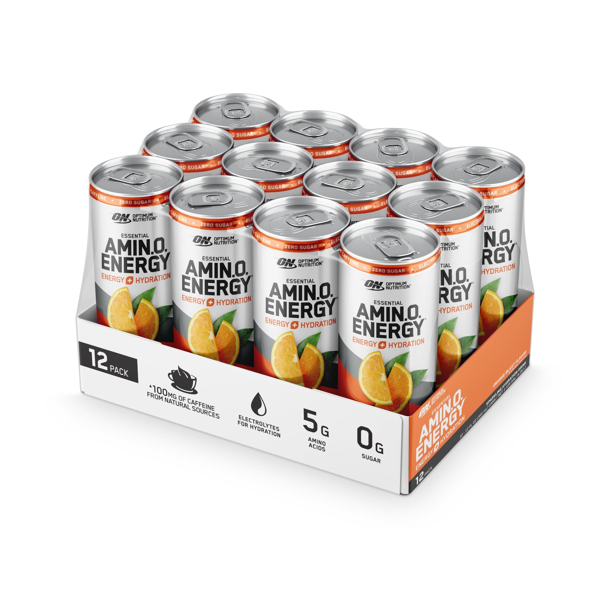 Optimum Nutrition Amino Energy Sparkling Hydration Drink, Electrolytes, Caffeine, Amino Optimum NutritionAu supplements