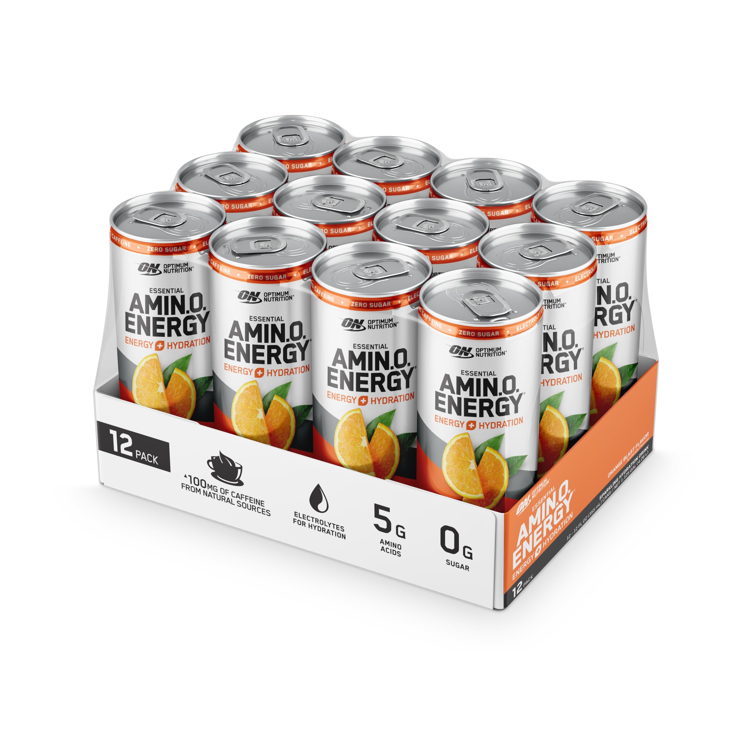 Optimum Nutrition Amino Energy Sparkling Hydration Drink, Electrolytes, Caffeine, Amino Optimum NutritionAu supplements