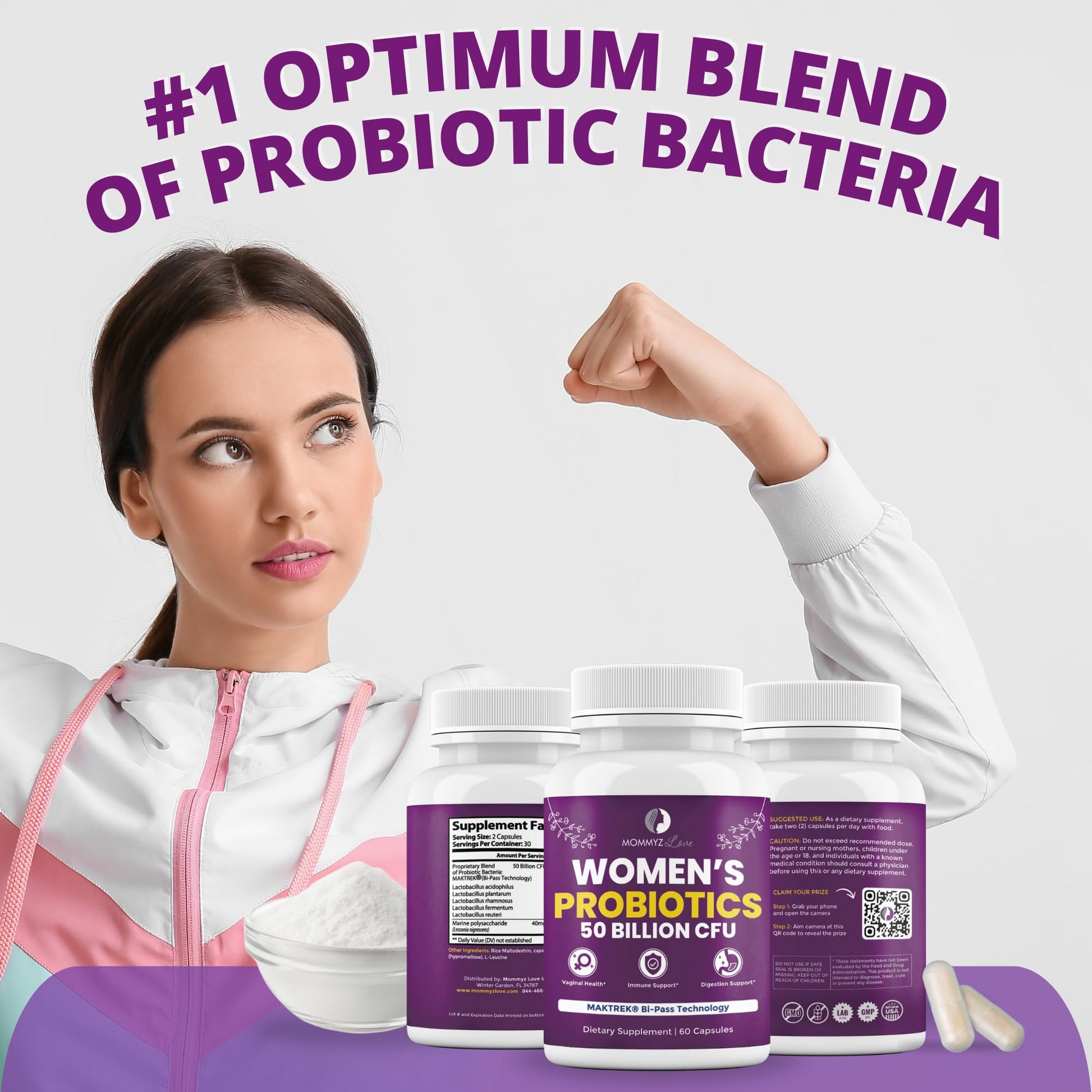 Probiotics for Vaginal Probiotics for Vaginal Odor Control, Balanced PH Levels Plus Apple Cider Vinegar Gummies Mommyz LoveAu supplements