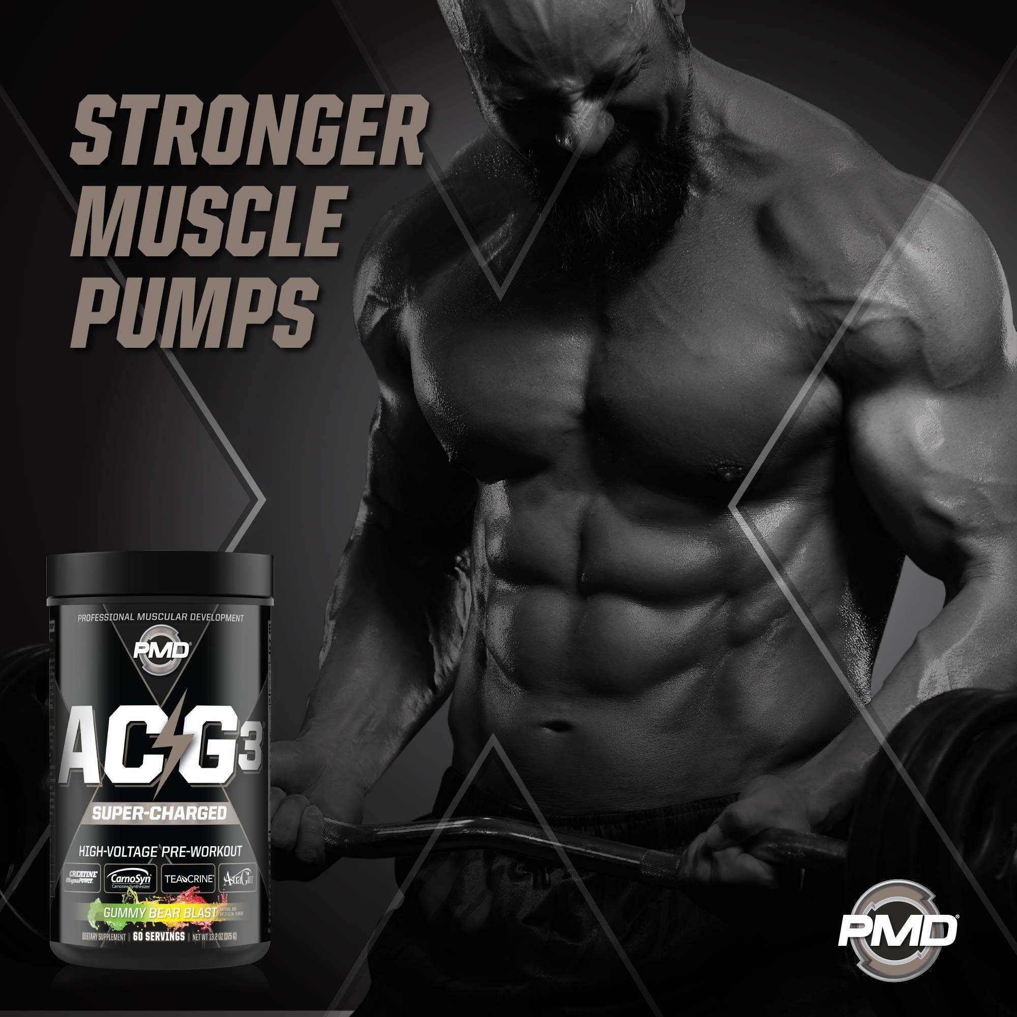 PMD Sports ACG3 Supercharged - Pre Workout - Powerful Strength, High Energy, Maximize PMDAu supplements