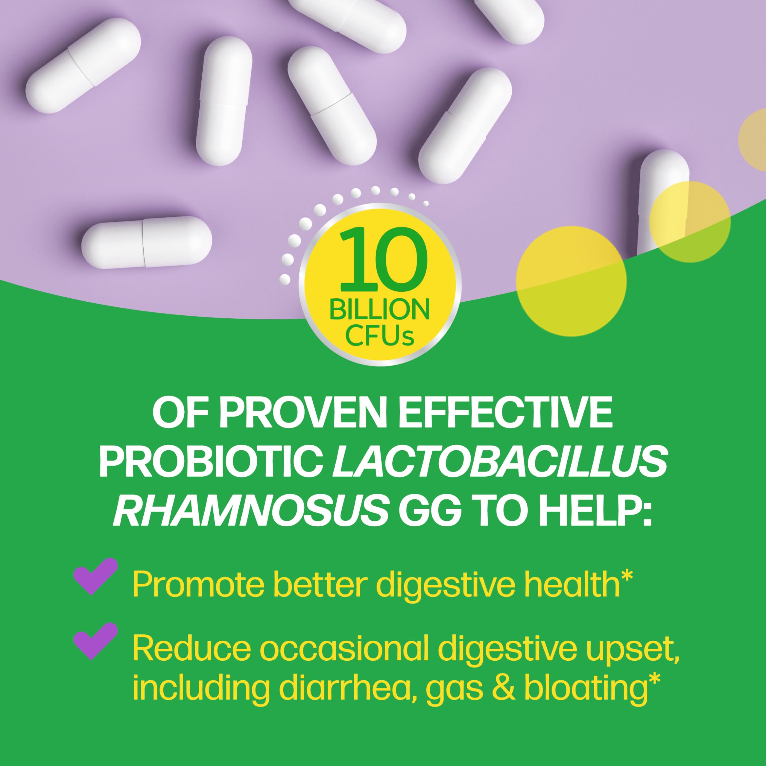 Culturelle Daily Probiotic Capsules For Men & Women, Most Clinically Studied Probiotic Strain, Digestive & Gut Health, Supports Occasional Diarrhea, Gas & Bloating, 1 Month Supply, 30 CT CulturelleAu supplements