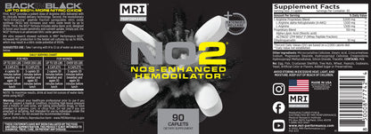MRI Performance NO2 Nitric Oxide Original Formula All Day Perpetual Pump, Stim-Free MRIUS supplements