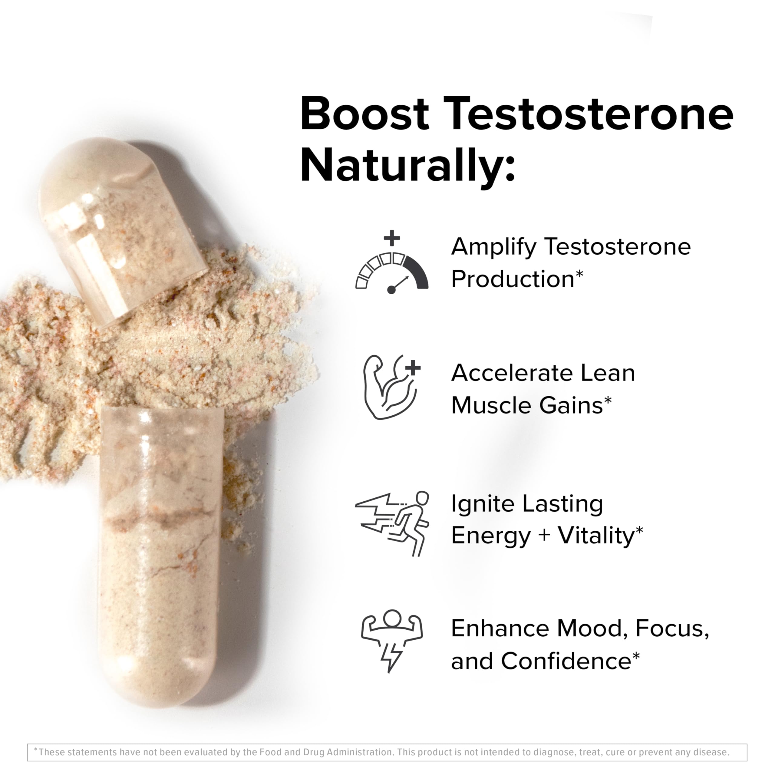 InnoSupps T-Drive Testosterone Booster Enhance Performance Amplify Muscle Growth, Increase Libido & Energy Levels w/KSM-66 Ashwagandha, Magnesium, Vitamin D, Niacin Boron, Fenugreek, 90 Caps, 30 Days InnoSuppsAu supplements
