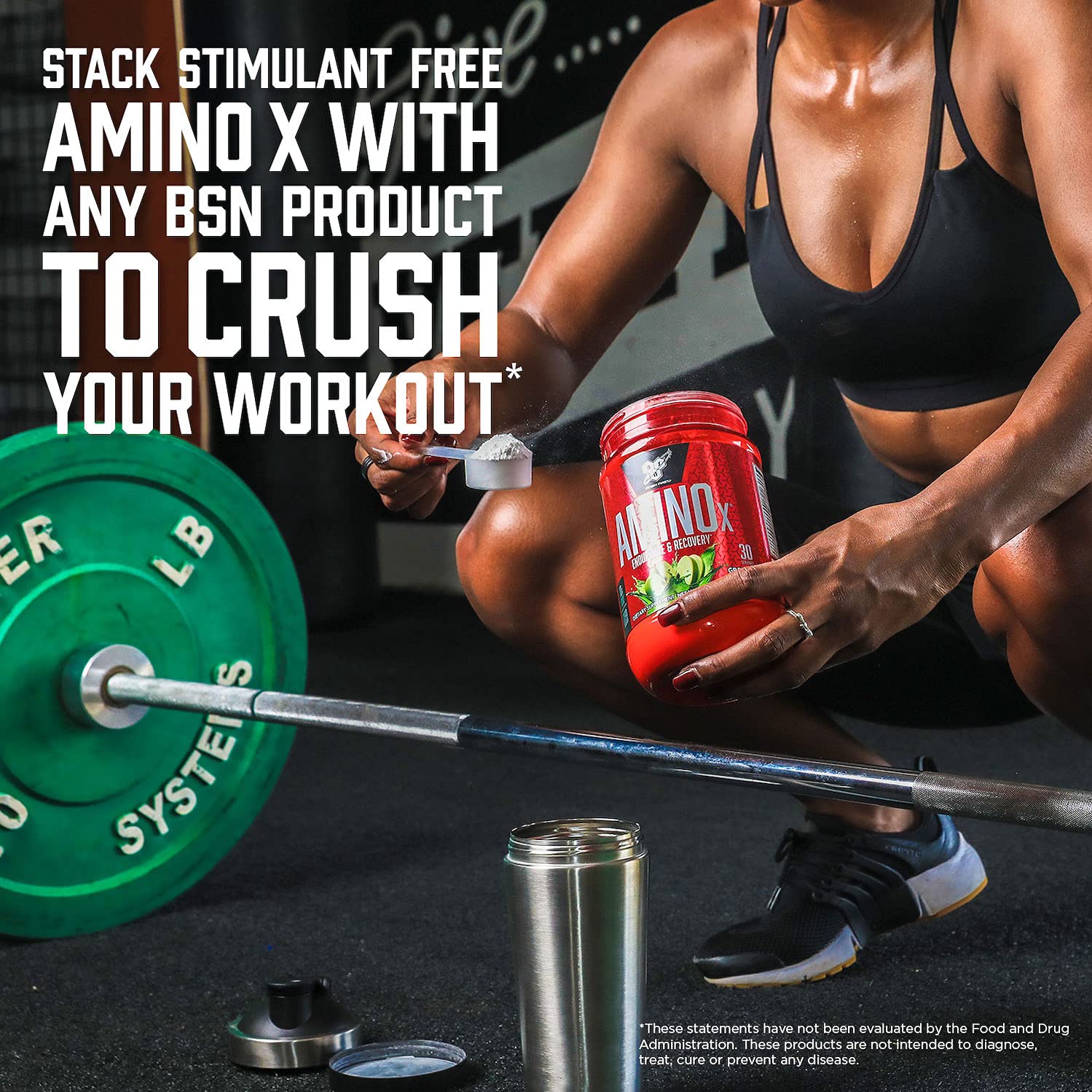 BSN Amino X Muscle Recovery & Endurance Powder with BCAAs, Intra Workout Support, 10 Grams of Amino Acids, Keto Friendly, Caffeine Free, Flavor: Fruit Punch, 30 servings (Packaging May Vary) BSNAu supplements