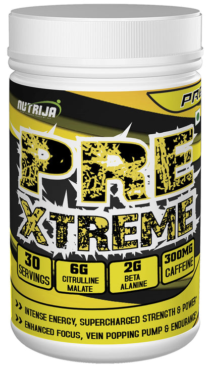 NutriJa Pre Xtreme - Pre Workout Supplement - 30 Servings (Tangy Orange) NutriJaUS supplements