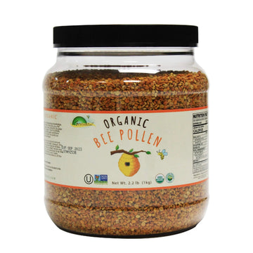 Greenbow Organic Bee Pollen - 100% USDA Certified Organic, Non-GMO, Halal, Kosher Certified, Pure & Natural Bee Pollen GreenbowAu supplements