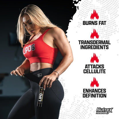Lipo 6 Defining Gel Fast Acting Fat Burning Cream for Men & Women | Targets Stubborn Nutrex ResearchUS supplements
