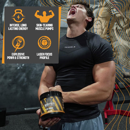 Huge Supplements Wrecked Pre-Workout, 30G+ Ingredients Per Serving to Boost Energy Huge SupplementsUS supplements