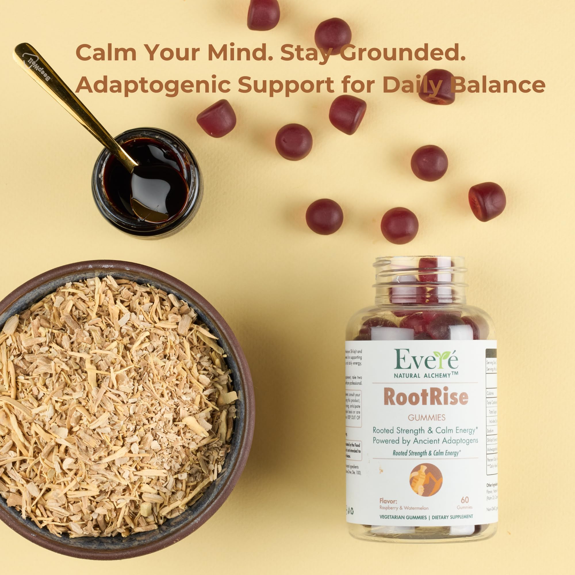 The EverÉ Natural Alchemy Evere RootRise Gummies - Shilajit + Ashwagandha Gummies The EverÉ Natural AlchemyAu supplements