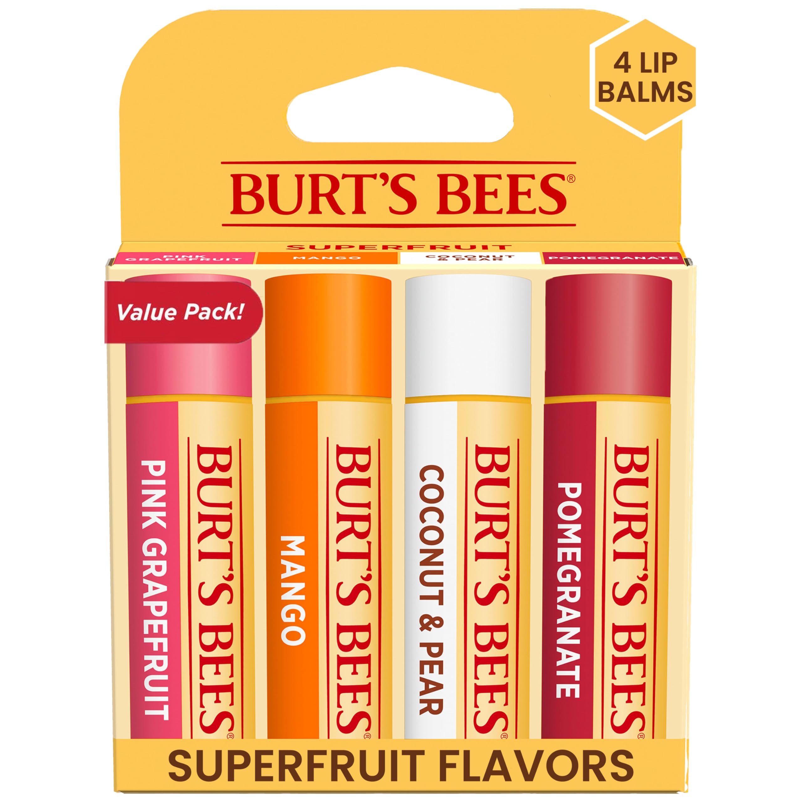 Burt's Bees 100% Natural Moisturizing Lip Balm (Superfruit) Burt's BeesAu supplements