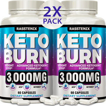 Rasstenix (2 Pack) Keto Pills - Lean Keto Diet Pills - Weight Fat Management Loss RasstenixUS supplements