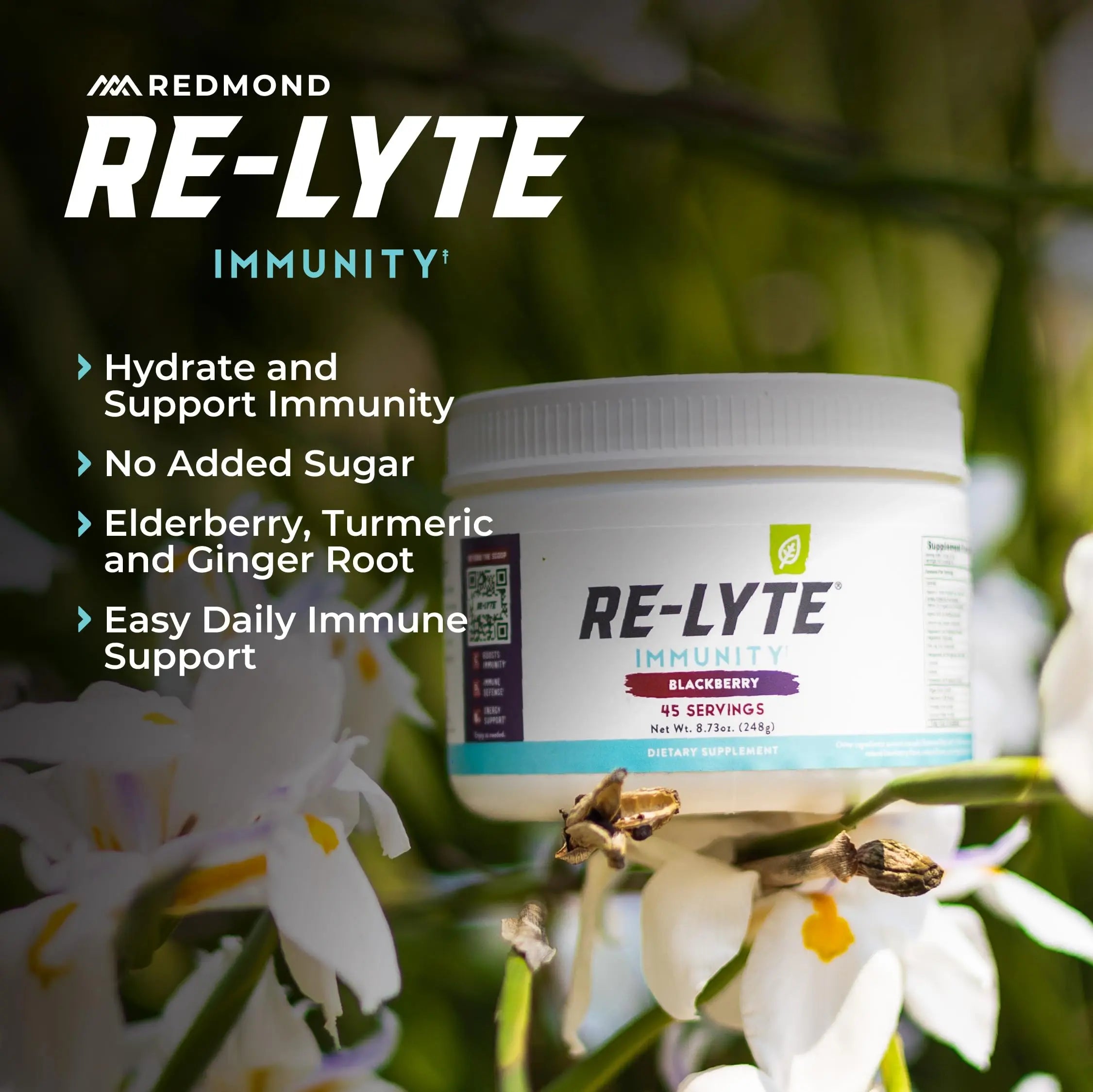 REDMOND Re-Lyte Immunity, Multivitamin Supplement Mix (BlackBerry) REDMONDAu supplements
