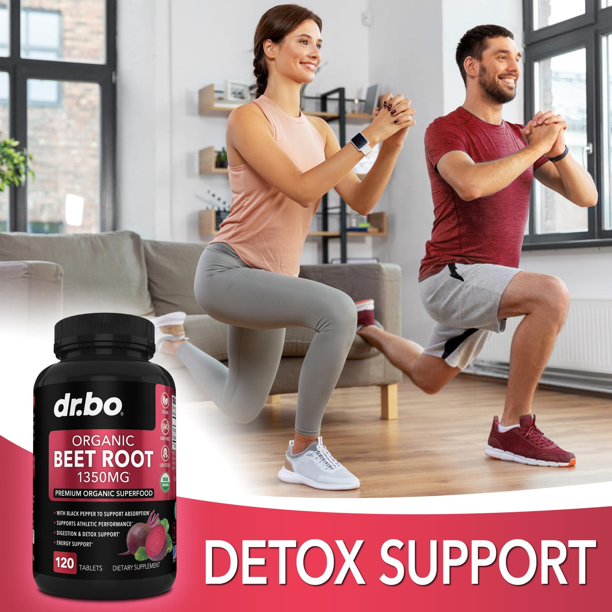 Organic Beet Root Capsules Supplements - 1350mg Beetroot Powder Extract Pills, Organic DR. BOAu supplements