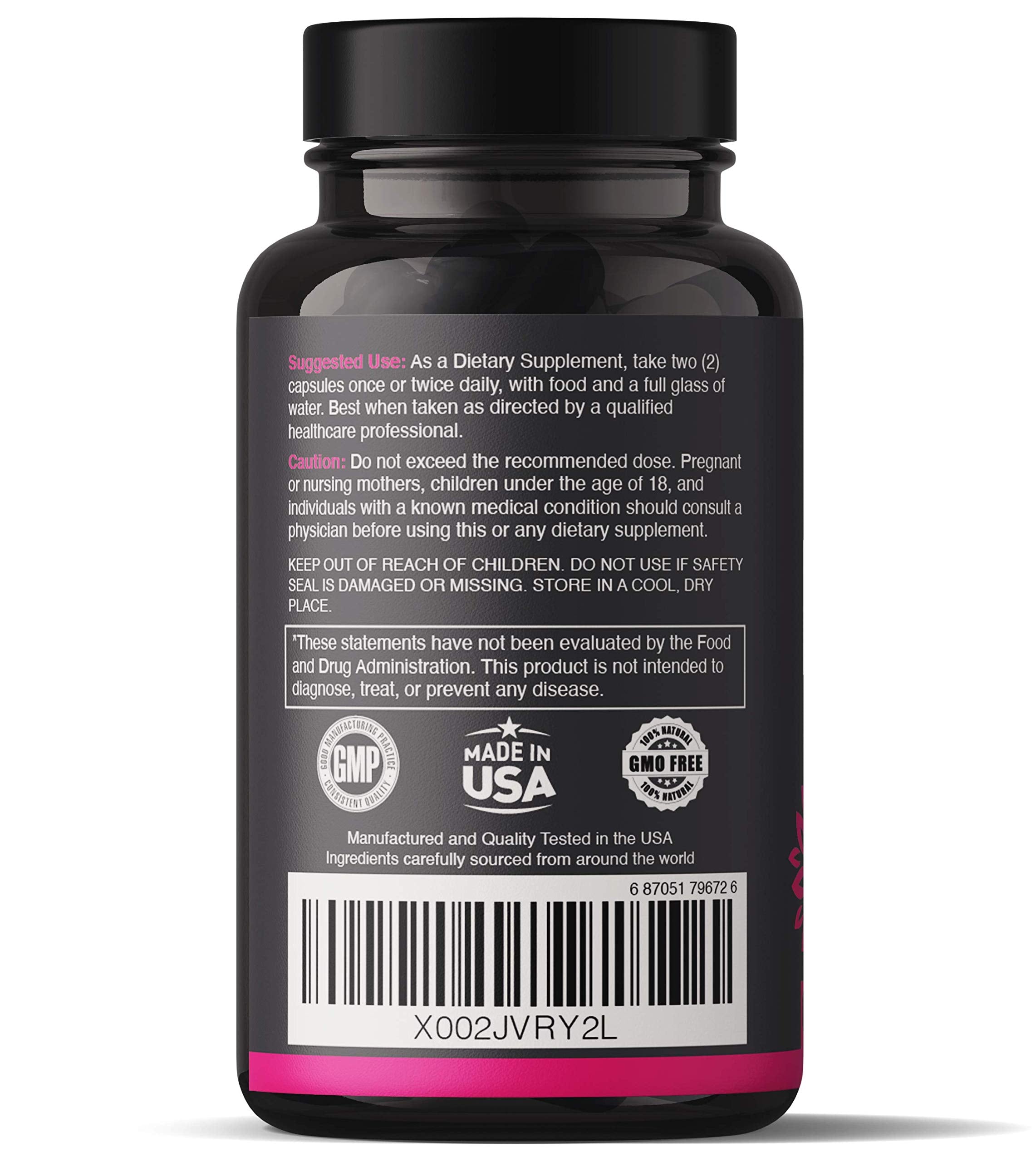 Natgrown Hormone Balance for Women PMS & Menopause Supplement for Fertility Hormonal & Menstrual Support, Helps Relief Hot Flashes - Maca Root, Vitex, Dong Quai & Black Cohosh Complex -Vegan Capsules NatgrownAu supplements
