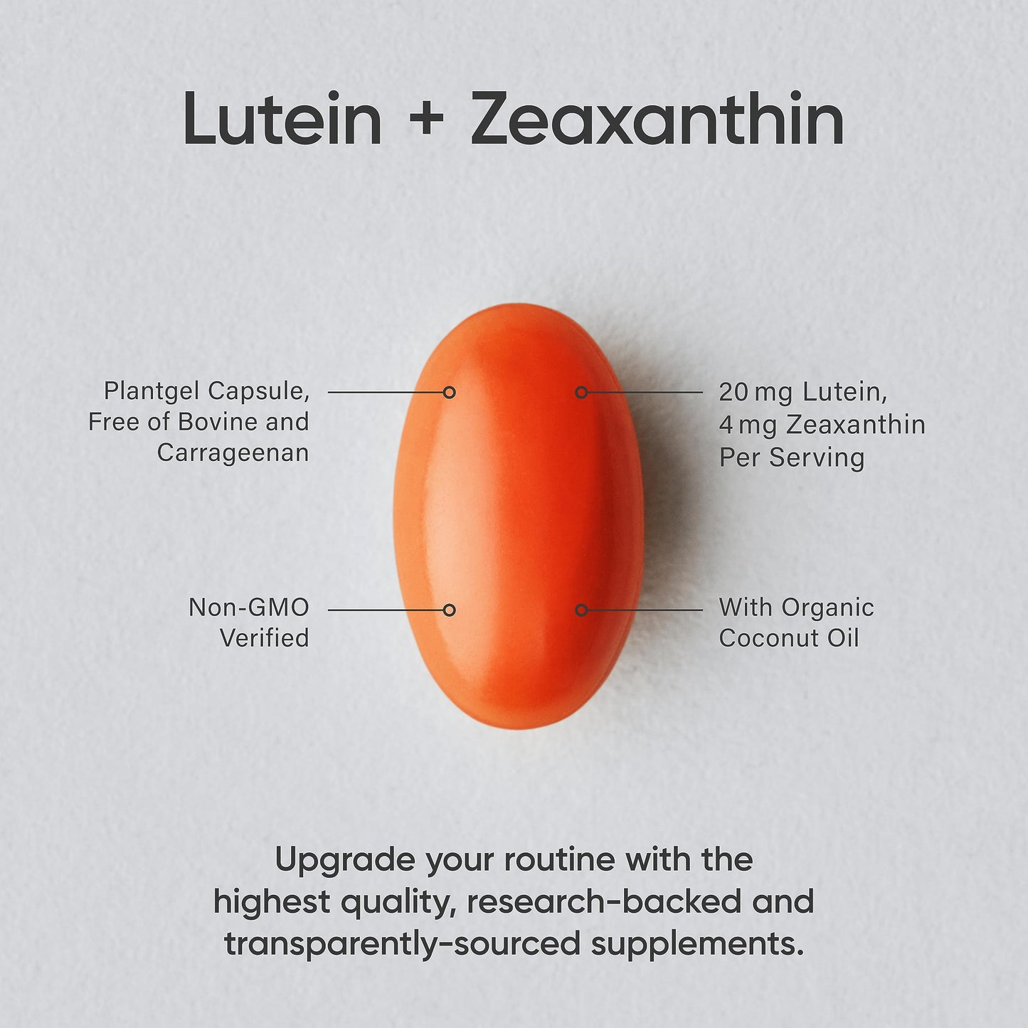Sports Research Vegan Lutein + Zeaxanthin (20mg) with Organic Coconut Sports ResearchUS supplements