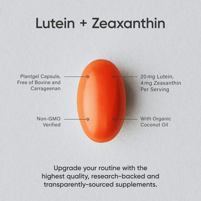 Sports Research Vegan Lutein + Zeaxanthin (20mg) with Organic Coconut Sports ResearchUS supplements