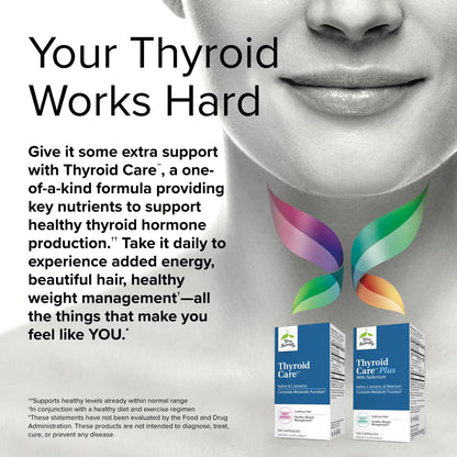 Terry Naturally Thyroid Care - 120 Capsules - Complete Metabolic Function - with Iodine Terry NaturallyUS supplements