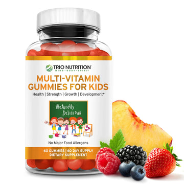 TRIO NUTRITION Premium Kids Multivitamin Gummies with Vitamin C & Zinc for Immune & Energy Support | TRIO NUTRITIONAu supplements