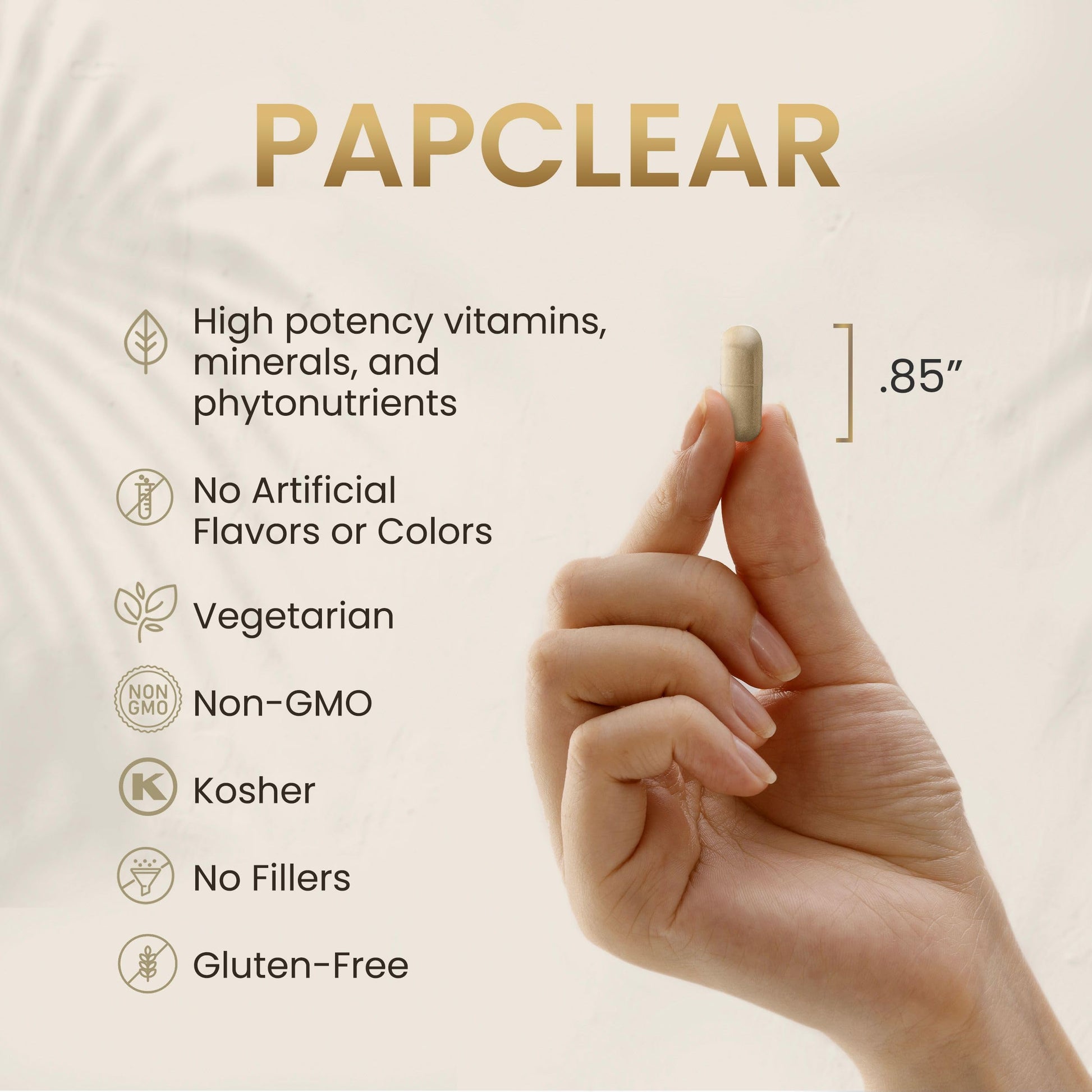 HPD Rx PAPCLEAR Physician Formulated | All Natural HPV Immune Support Supplement HPD RxUS supplements
