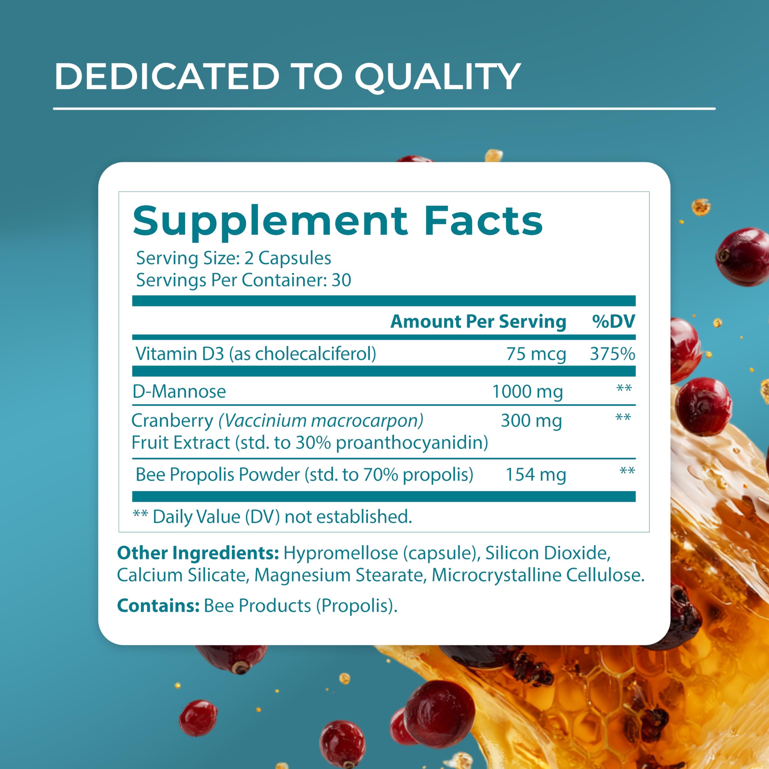 PUREHEALTH RESEARCH UT Fix - Urinary Tract Health Formula - Urinary Tract Support for Women & Men - Cranberry Supplement with D Mannose 1000mg, Vitamin D3 & Bee Propolis - 60 Capsules PUREHEALTH RESEARCHAu supplements
