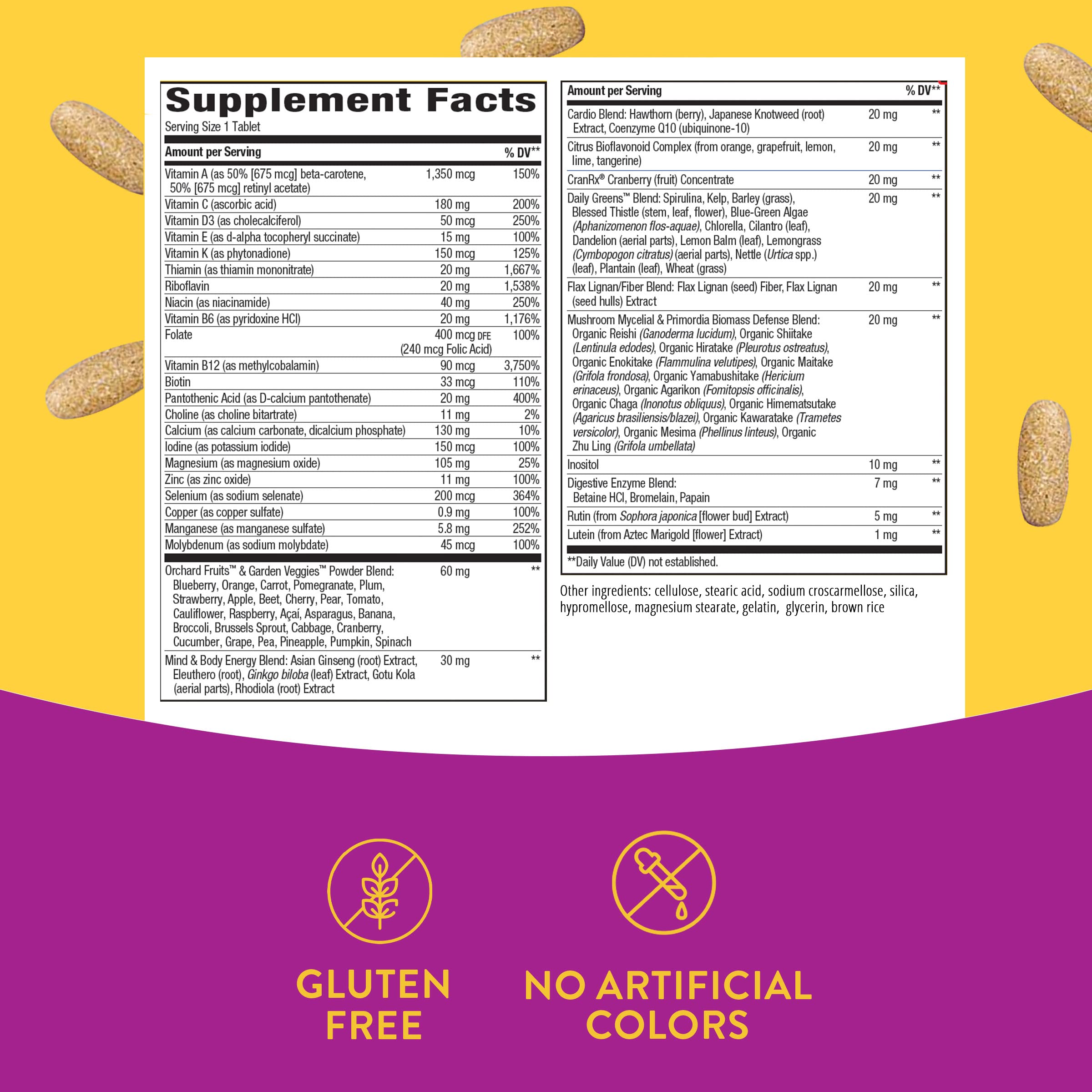 Nature’s Way Alive! Women’s 50+ Ultra Potency Complete Multivitamin Nature's WayAu supplements