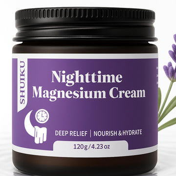 Magnesium Lotion for Sleep & Calm, Topical Magnesium Cream for Relaxation, Nightly Calm, Better Sleep, and for Leg Cramps & Pain SHUIKUAu supplements