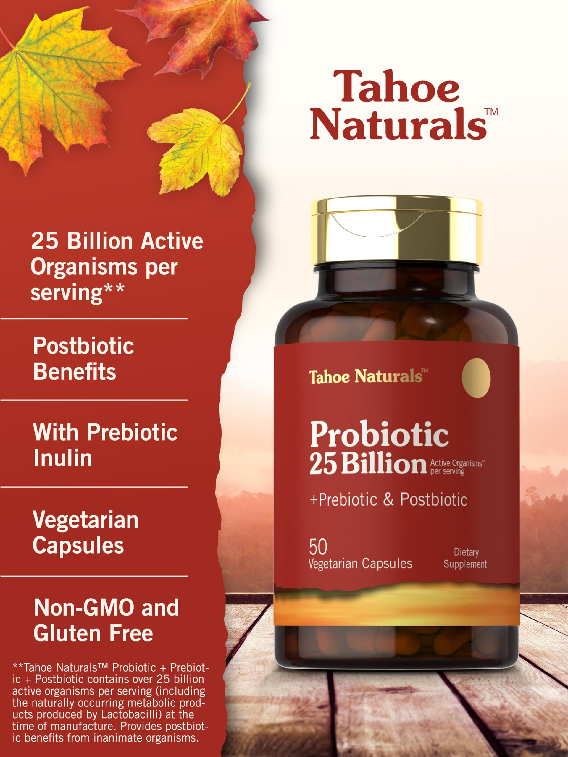 Carlyle Prebiotic, Probiotic & Postbiotic | 25 Billion CFU | 60 Powder Pills | Men and Women CarlyleAu supplements