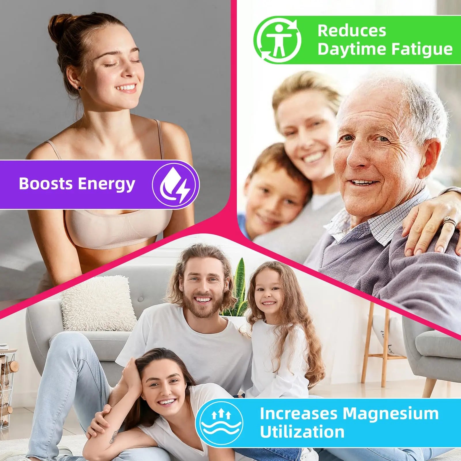 2 Pack Magnesium Complex Gummies – with 12 Forms of Magnesium Plus Vitamins B6, B12 & C. Vegan Strawberry Gummies to Support Mood, for Adults, 120 Count BVIVLOOnz supplements