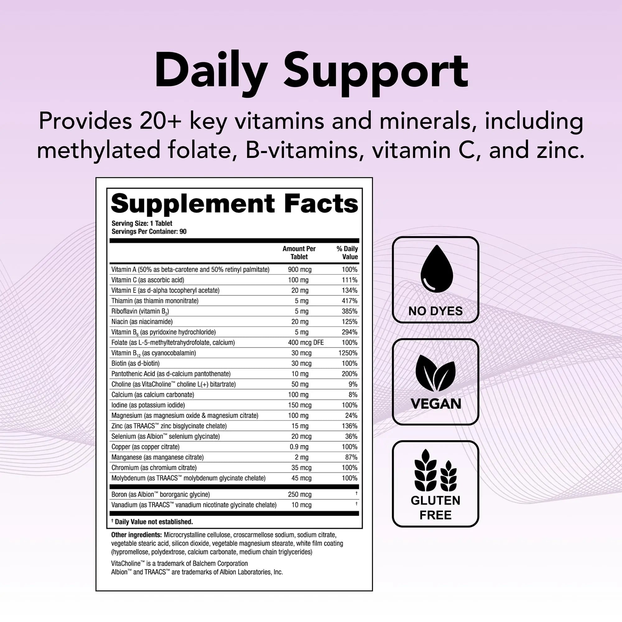 Theralogix Companion Multivitamin & Mineral Supplement - 90-Day Supply - Supplement for Women & Men Without Iron, Vitamin D TheralogixAu supplements