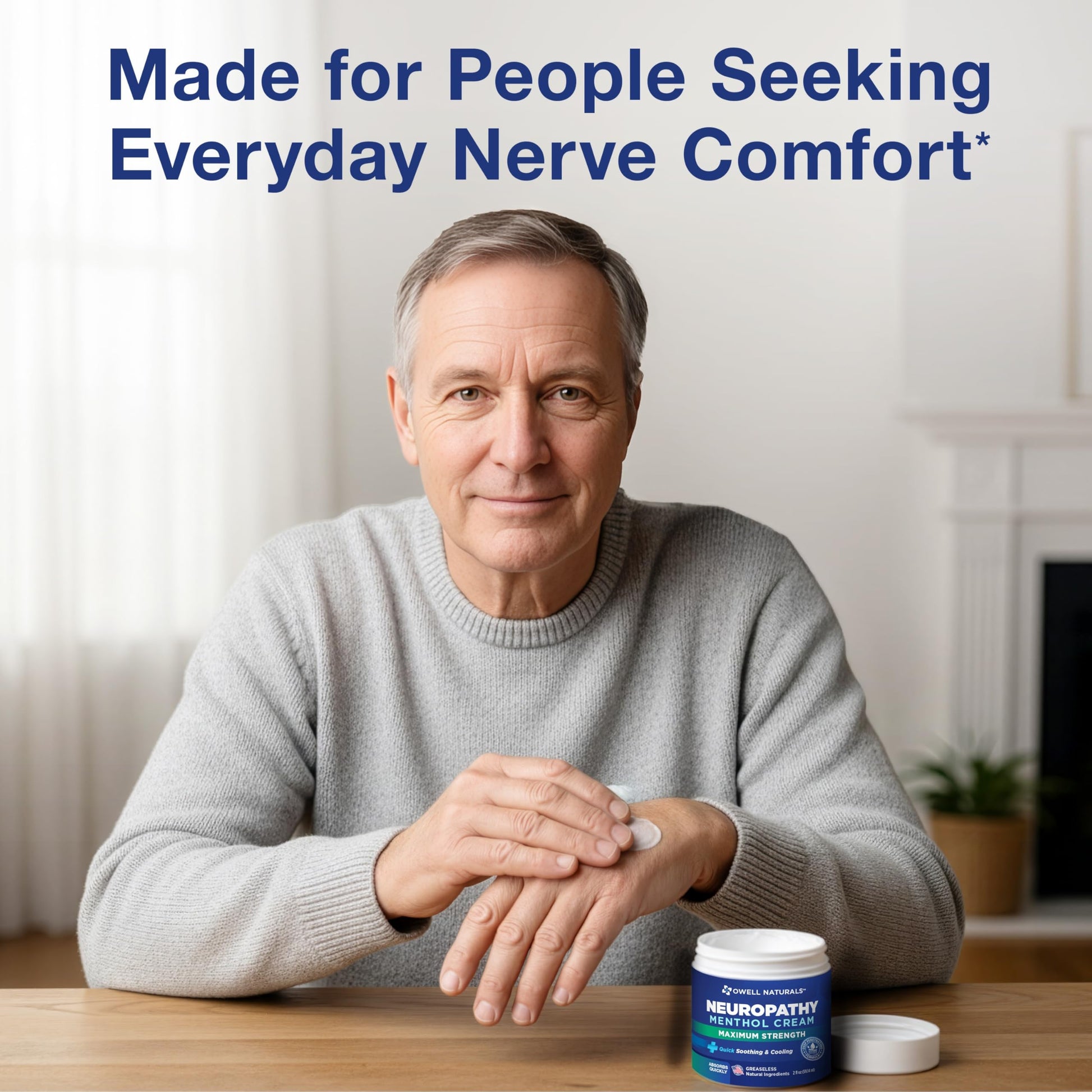 Owell Naturals Neuropathy Cream Extra Strength – Fast Absorbing Cooling for Leg, Feet & Hands – Advanced Soothing Formula with Aloe Vera, Arnica, MSM & Vitamin B6 – Made in USA, 2 fl oz Owell NaturalsAu supplements