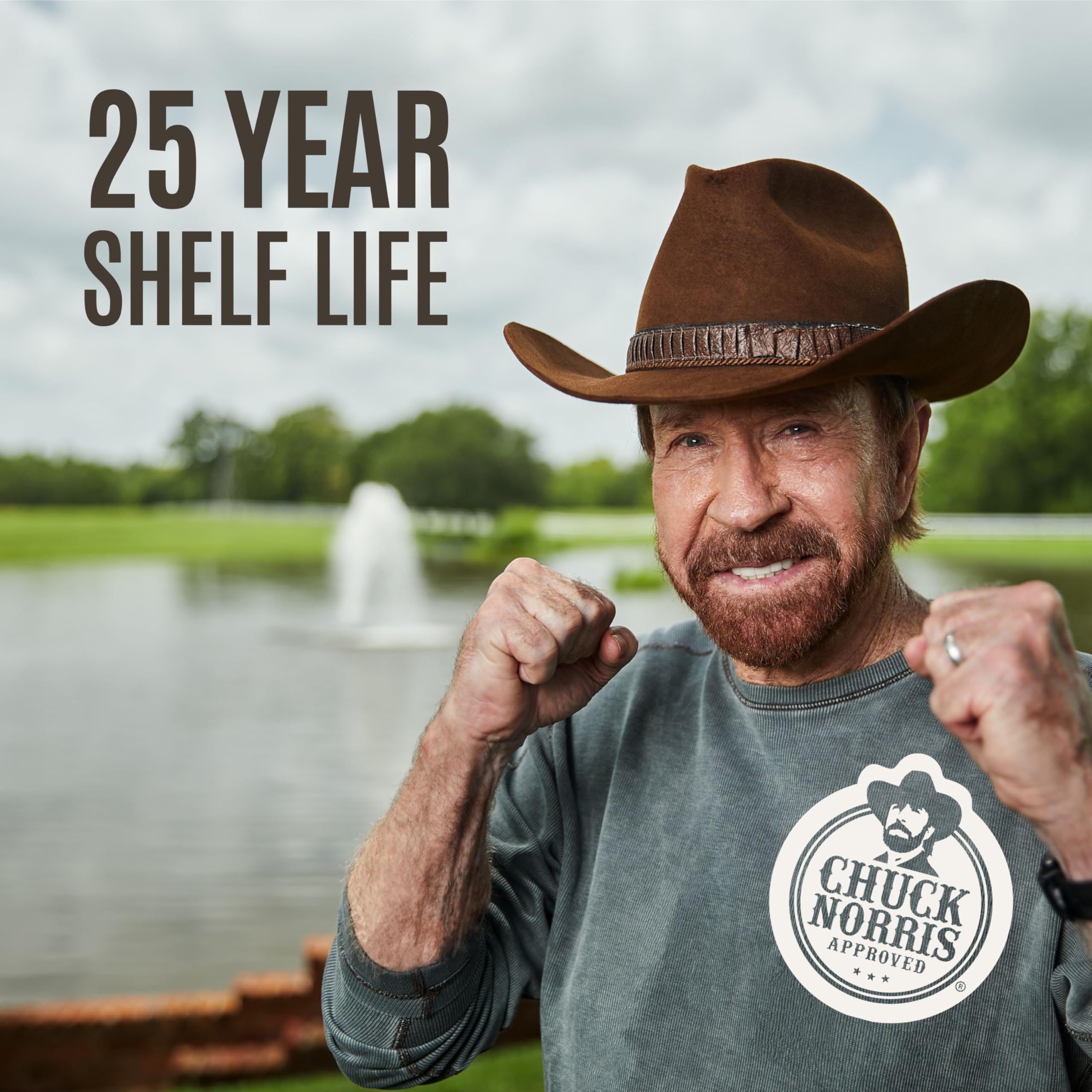 by Chuck Norris Roundhouse Provisions 3 Day, 26 servings Emergency Meal Kit, Grab-and-Go, Premade, Disaster Prep, Hiking, Survival, Adventure, Camping Food, 25 Year Shelf Life. ROUNDHOUSE PROVISIONAu supplements