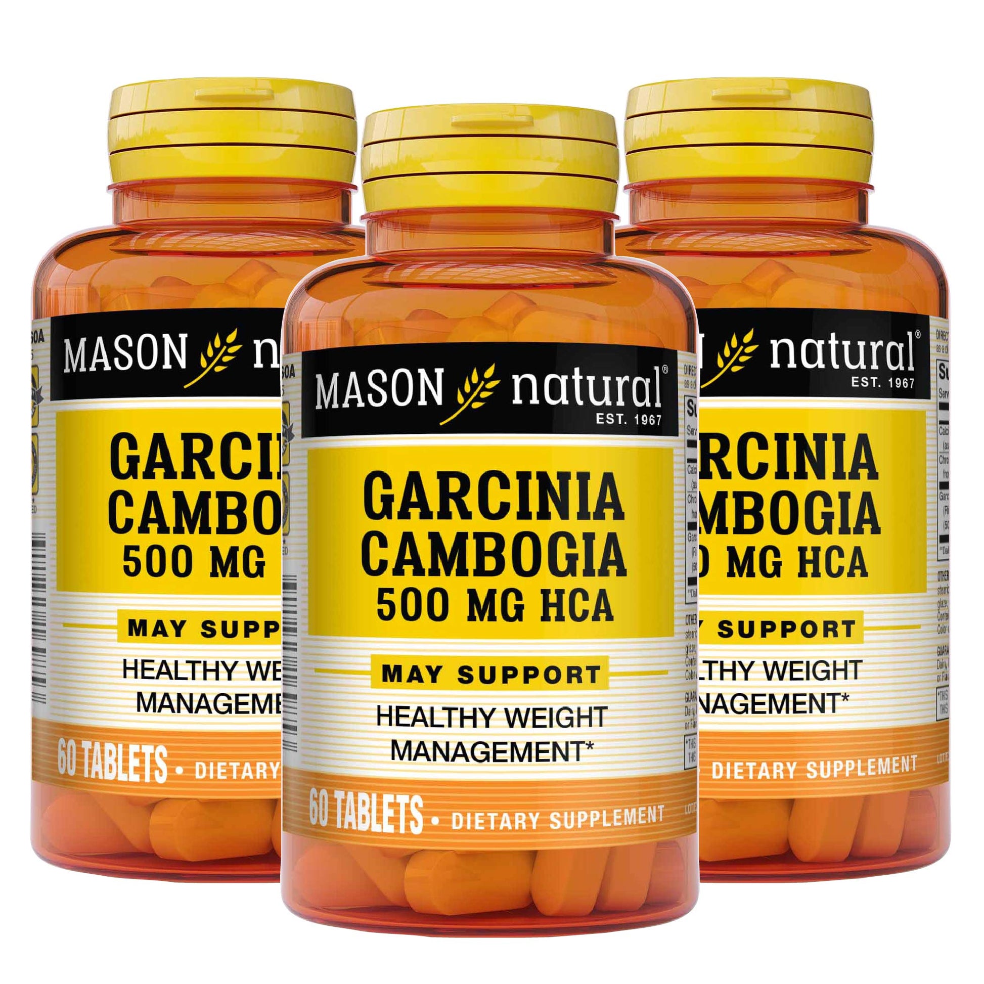 MASON NATURAL Garcinia Cambogia 500 mg HCA with Calcium and Chromium MASON NATURALAu supplements