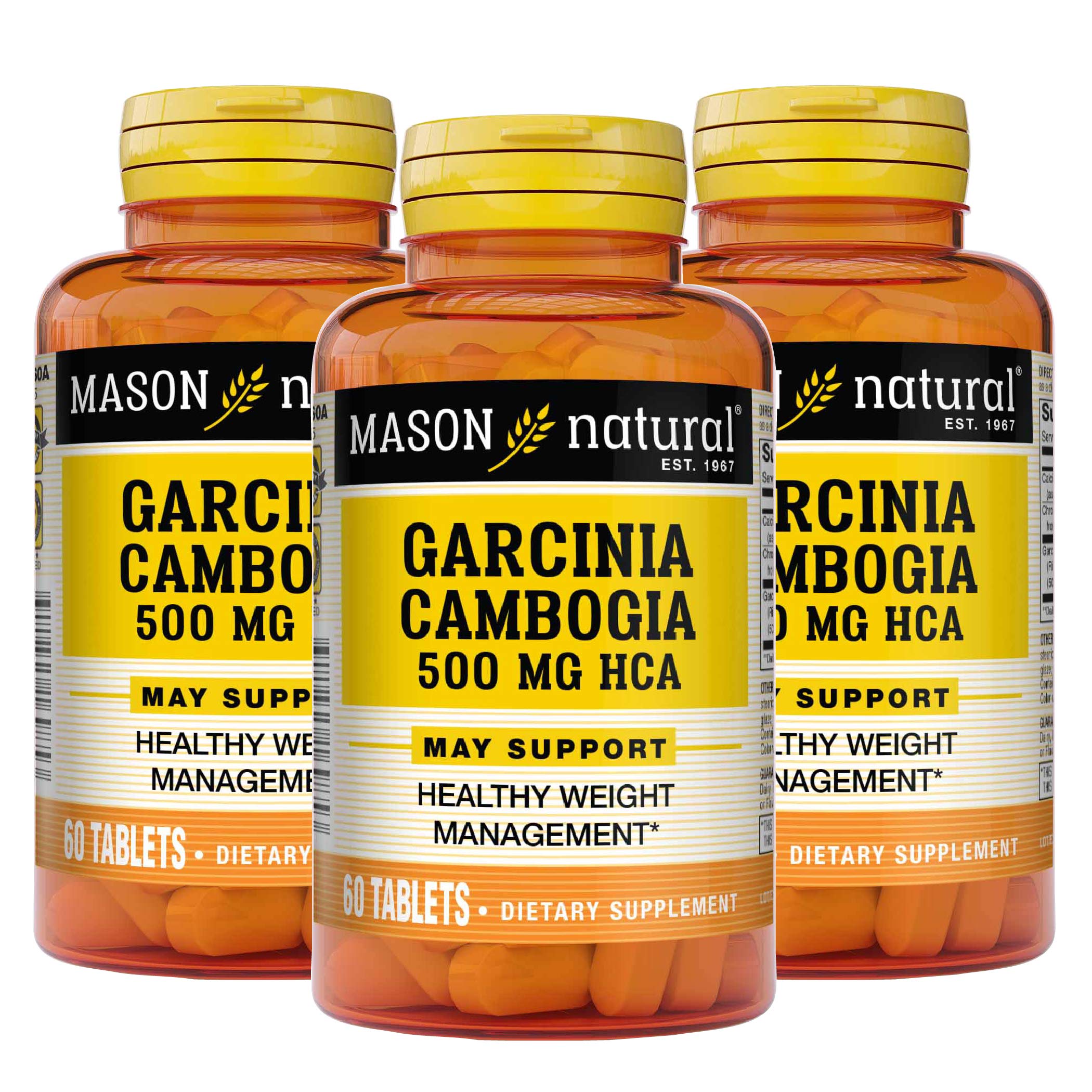 MASON NATURAL Garcinia Cambogia 500 mg HCA with Calcium and Chromium MASON NATURALAu supplements