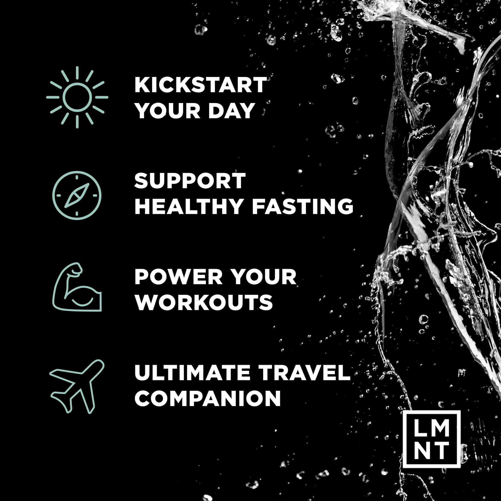 LMNT Zero-Sugar Electrolytes - Raw Unflavored Salt - Hydration Powder Packets Drink LMNTUS supplements