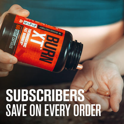 Jacked Factory Burn-XT Clinically Studied Fat Burner & Weight Loss Supplement - Appetite Suppressant & Energy Booster - with Acetyl L-Carnitine Jacked FactoryUS supplements