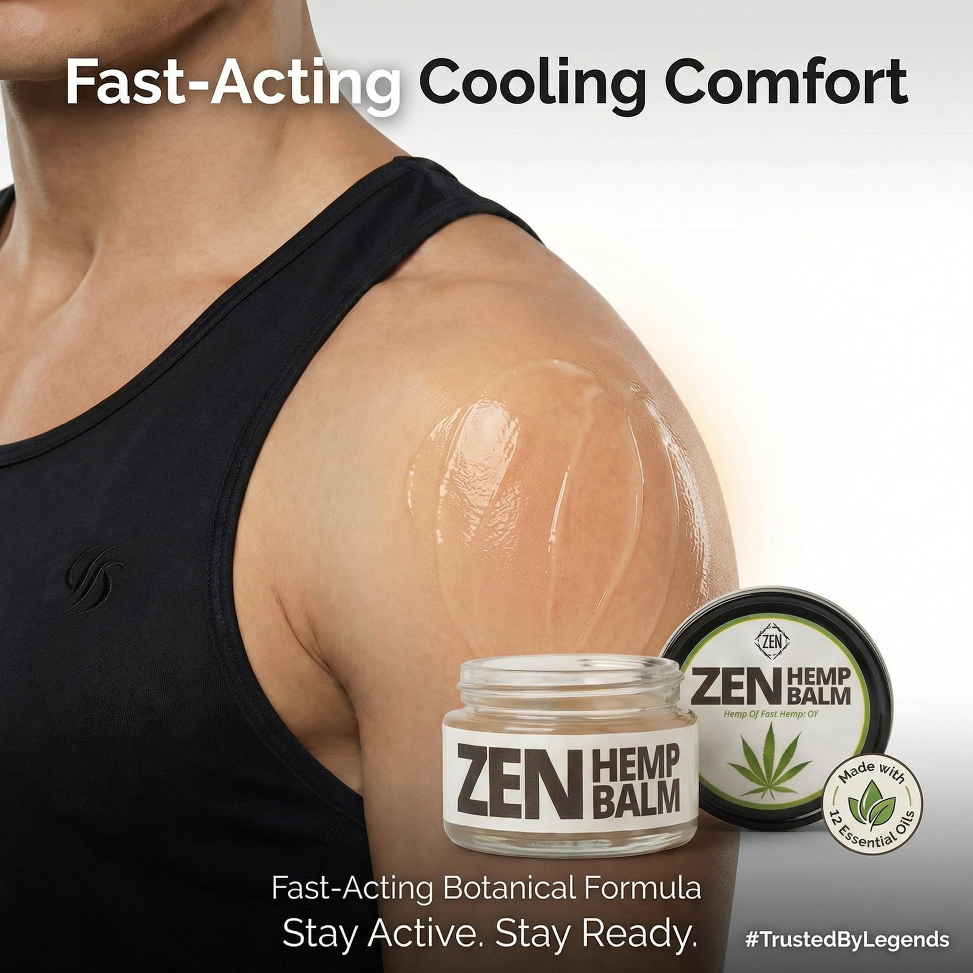 ZEN Hemp Balm 3 Pack – Fast-Acting Pain Relief for Muscles & Joints – Plant-Based Topical – 0.7 oz Each ZENAu supplements