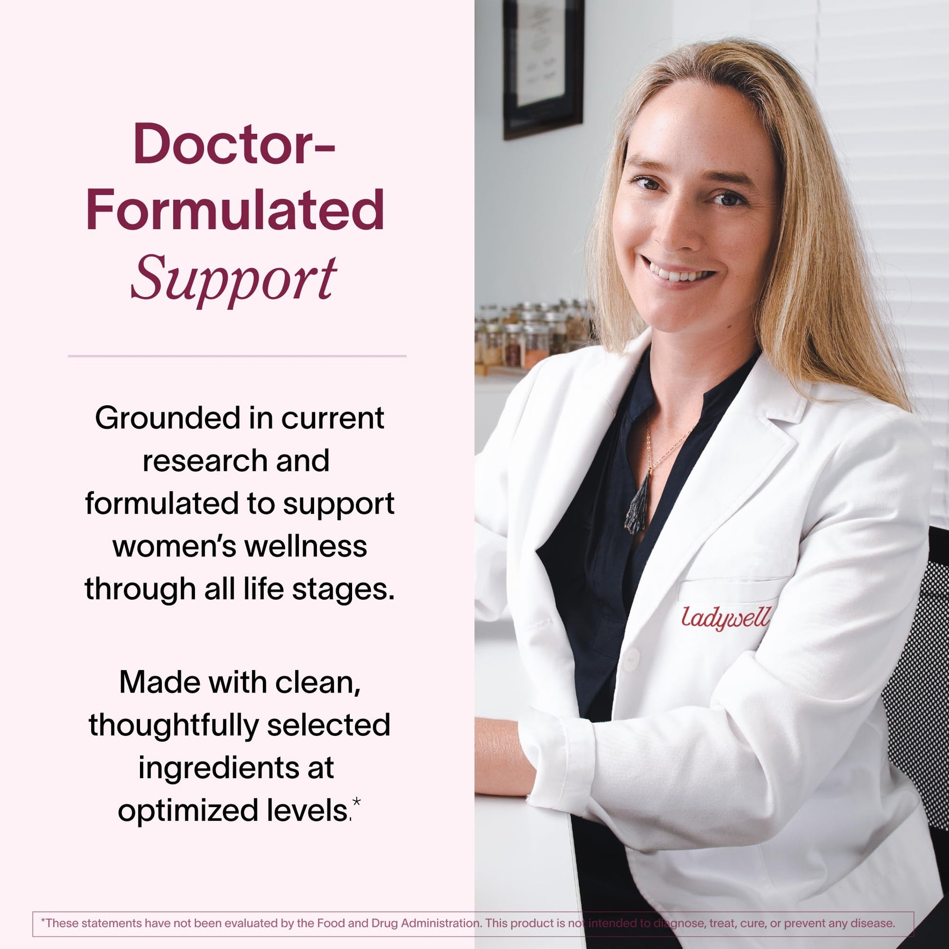 Ladywell Perimeno - Perimenopause Support - Support for Mood, Mental Clarity, Sleep & Hot Flashes - Black Cohosh, Reishi, Wild Yam, Holy Basil, Schisandra, Rhodiola, Siberian Rhubarb / 60 Veg Caps LadywellAu supplements