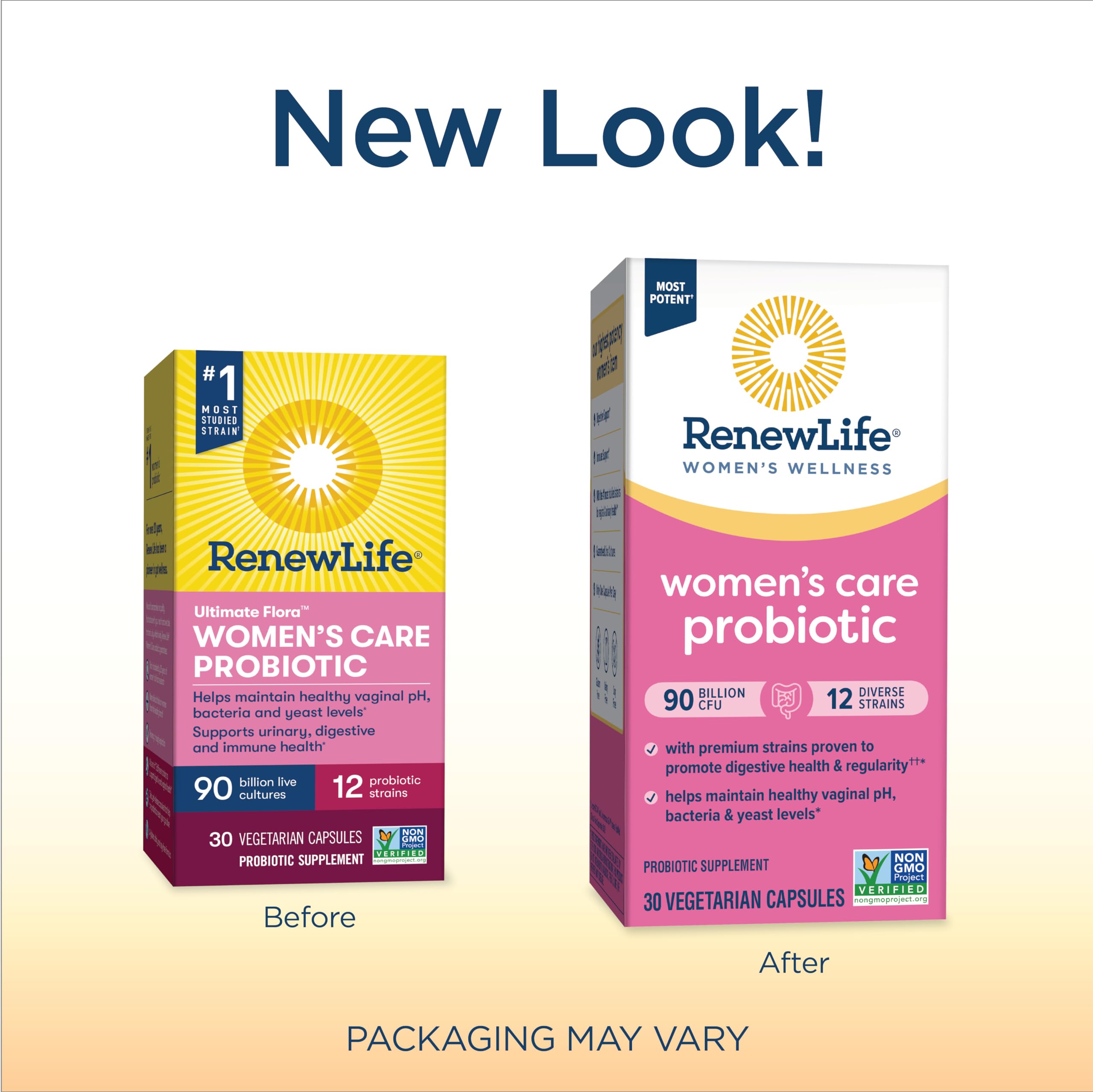Renew Life Women's Probiotic Capsules, Supports Vaginal, Urinary, Digestive & Ultimate Renew LifeUS supplements