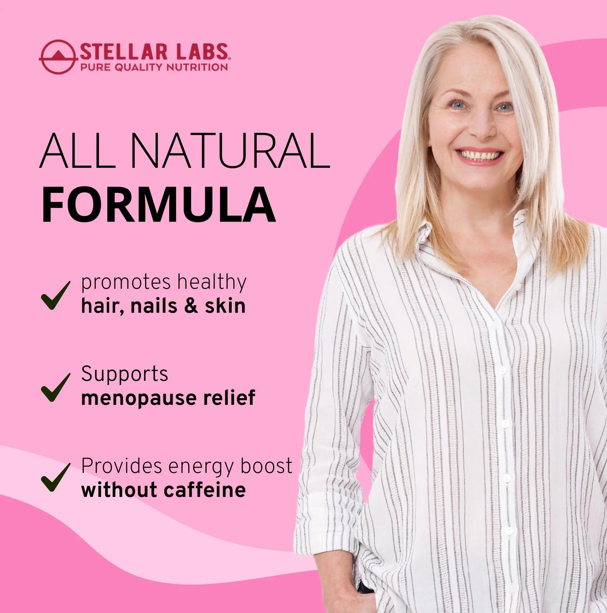 Stellar Labs Low FODMAP Vegan Women's Ultra Multi-Vitamin | Easy to Digest Daily Multivitamin Without Iron | Low Energy Supplement, Female Support | Stellar LabsAu supplements