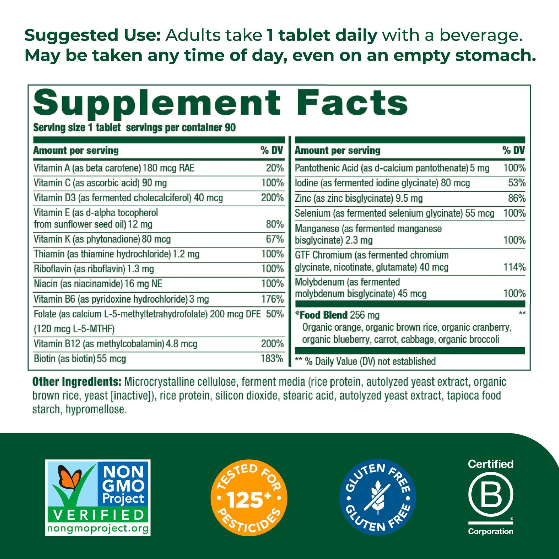 MegaFood Women's 55+ One Daily Multivitamin for Women with Vitamin A, Vitamin C MegaFoodAu supplements